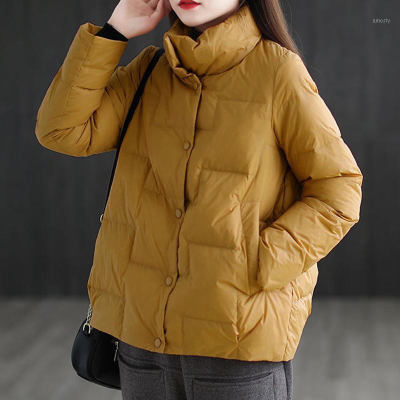 Women's Down & Parkas Jacket Female 2021 Winter Warm Casual Loose Stand Collar Coat Parka, Ginger
Women's Down & Parkas Jacket Female 2021 Winter Warm Casual Loose Stand Collar Coat Parka, Ginger