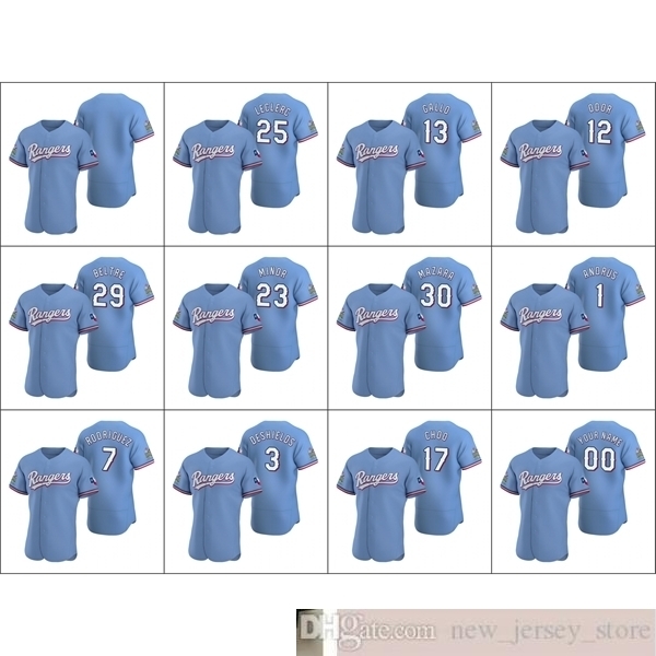 2020 Baseball Men #12 Rougned Odor 1 Elvis Andrus 23 Mike Minor 13 Joey Gallo Custom Women Youth KID Authentic 2020 Alternate Jersey, Blue;black
2020 Baseball Men #12 Rougned Odor 1 Elvis Andrus 23 Mike Minor 13 Joey Gallo Custom Women Youth KID Authentic 2020 Alternate Jersey, Blue;black