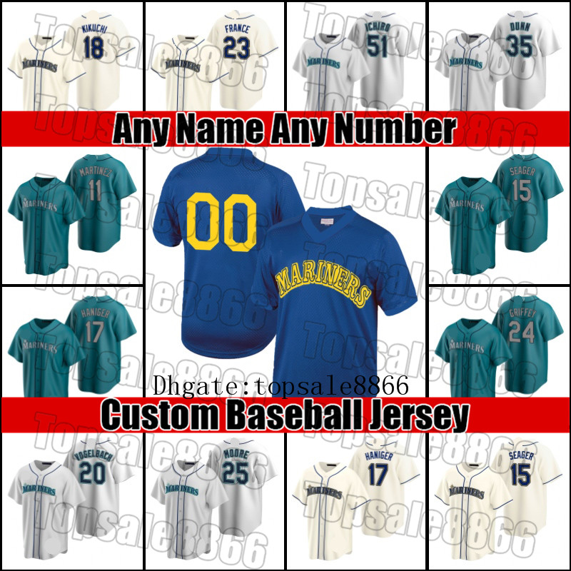 Mariners 24 Ken Griffey Jr Jersey Seattle 17 Mitch Haniger Jerseys 1 Kyle Lewis Kyle Seager Jersey James Paxton Edgar Martinez Jerseys, Blue;black
Mariners 24 Ken Griffey Jr Jersey Seattle 17 Mitch Haniger Jerseys 1 Kyle Lewis Kyle Seager Jersey James Paxton Edgar Martinez Jerseys, Blue;black