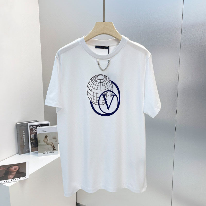 High Quality Luxury Designer Brand Letter Printed Cotton Women's T-shirt Unisex Fashion Couples Classic Men's Woman Man Small Roun, White
High Quality Luxury Designer Brand Letter Printed Cotton Women's T-shirt Unisex Fashion Couples Classic Men's Woman Man Small Roun, White