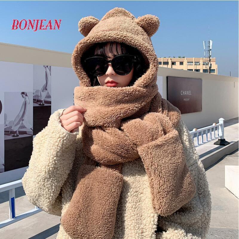 Scarves 2021 Kawaii Bear Ears Hijab Scarf Hat Autumn Winter Women Head Headwraps For Cosplay Cartoon Adult
Scarves 2021 Kawaii Bear Ears Hijab Scarf Hat Autumn Winter Women Head Headwraps For Cosplay Cartoon Adult