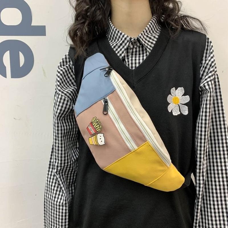 New Simple and Fashionable Ladies Waist Bag Messenger Bag Funny Pack Cute, Female Students and Teen Girls, Black
New Simple and Fashionable Ladies Waist Bag Messenger Bag Funny Pack Cute, Female Students and Teen Girls, Black