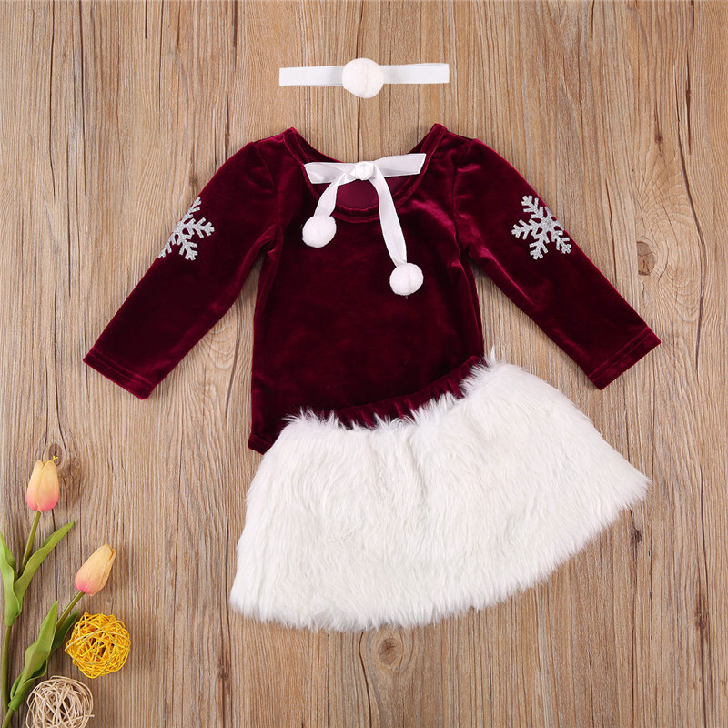Toddler Kids Baby Girls Christmas Clothing Newborn Girls Long Sleeve Letter Print Romper+Tutu Skirts+Headband Warm Outfits, Red
Toddler Kids Baby Girls Christmas Clothing Newborn Girls Long Sleeve Letter Print Romper+Tutu Skirts+Headband Warm Outfits, Red