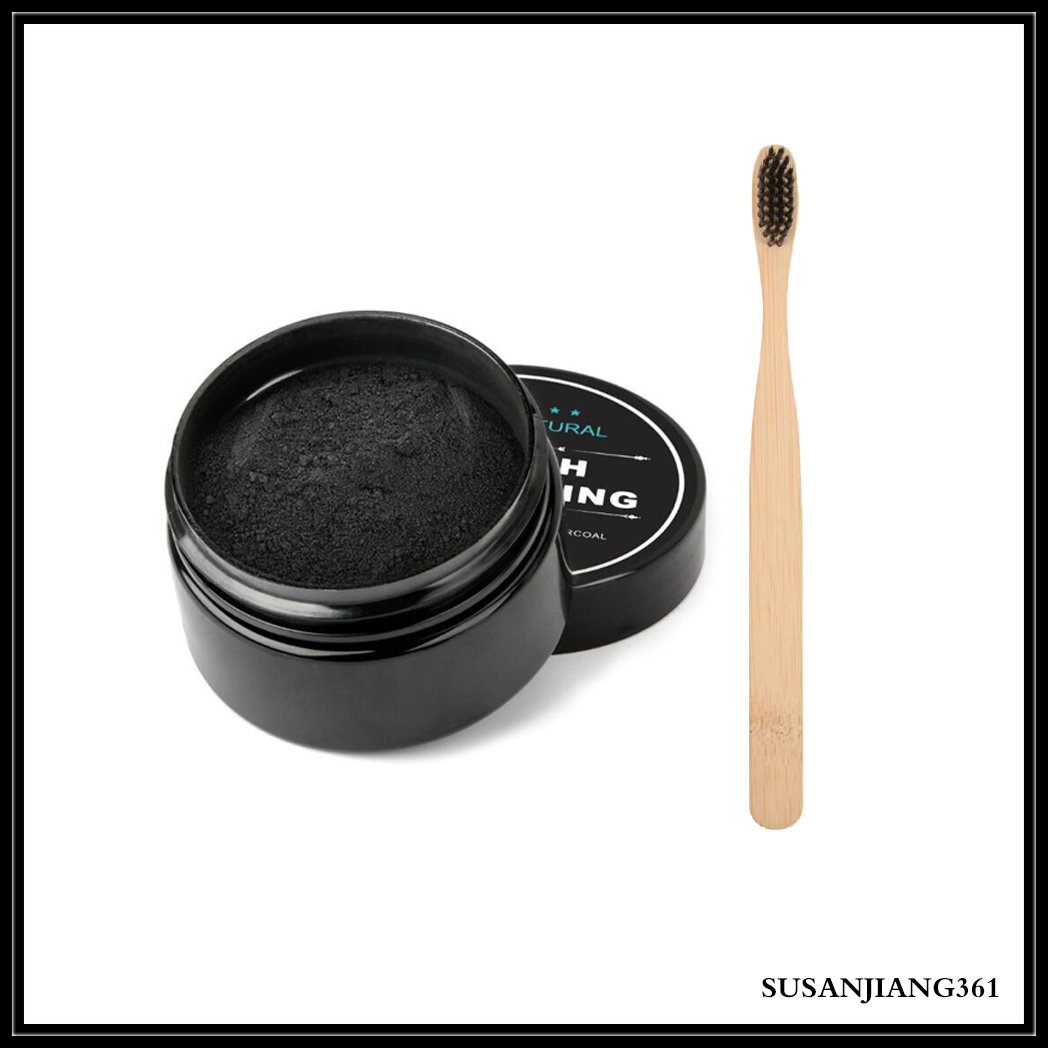 EPACK Teeth Whitening Powder With Toothbrush Bamboo Activated Charcoal Smile Powder Decontamination Tooth Yellow Stain Bamboo
EPACK Teeth Whitening Powder With Toothbrush Bamboo Activated Charcoal Smile Powder Decontamination Tooth Yellow Stain Bamboo