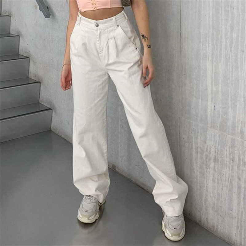 Fall Baggy White Jeans Woman High Waist Korean Indie Aesthetics Cotton Cargo Pants Vintage Clothes Bottoms Kobieta Spodnie 210616
Fall Baggy White Jeans Woman High Waist Korean Indie Aesthetics Cotton Cargo Pants Vintage Clothes Bottoms Kobieta Spodnie 210616