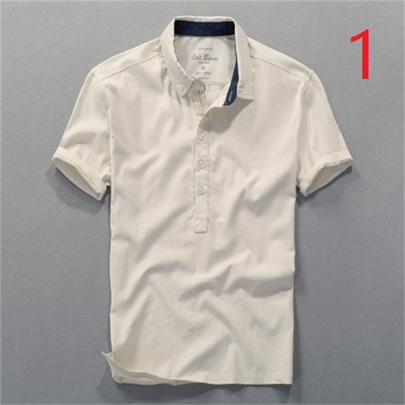 2021 Summer New Retro Shirt Cotton and Breathable Pullover Thin Section Linen T-shirt Male Short-sleeved White Cuux
2021 Summer New Retro Shirt Cotton and Breathable Pullover Thin Section Linen T-shirt Male Short-sleeved White Cuux