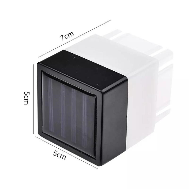 Solar LED Post Cap Light 2x2 Night Lamp Square Solar Powered Pillar Lights For Wrought Iron Fencing Front Yard Backyards Gate Land1258767