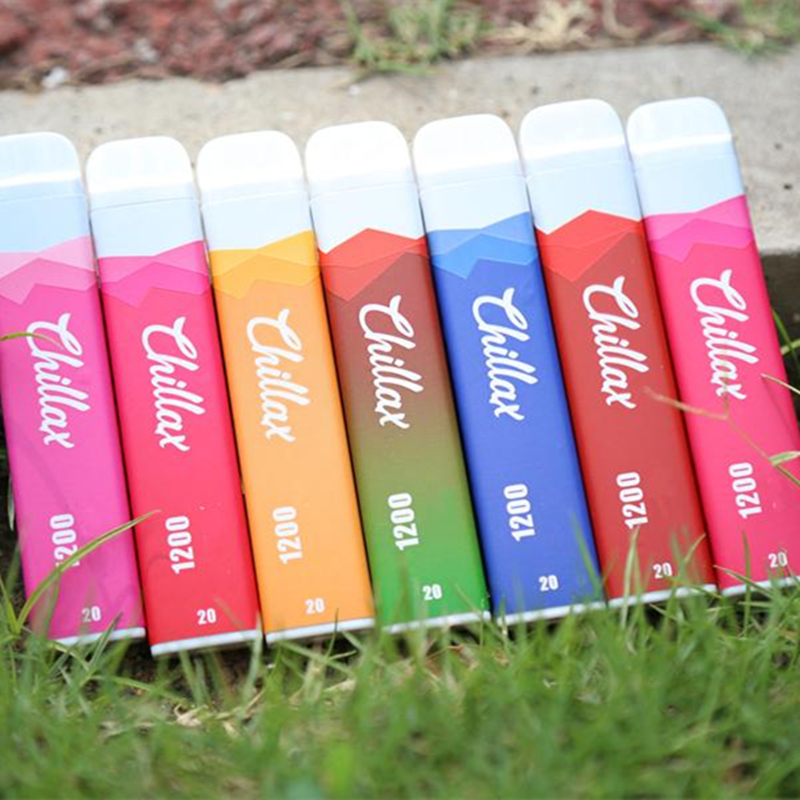 Original Chillax Disposable E cigarettes great taste&touch 4.2ml Vape pen max 1200puffs 700mah battery 2% RUSSIA USA UK(EU) VERSION
Original Chillax Disposable E cigarettes great taste&touch 4.2ml Vape pen max 1200puffs 700mah battery 2% RUSSIA USA UK(EU) VERSION