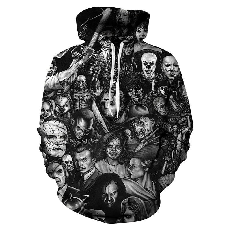 3D black skull hoodie printing men's and women's 2021 3D spray paint new casual street sweatshirt Harajuku winter jacket pullover
3D black skull hoodie printing men's and women's 2021 3D spray paint new casual street sweatshirt Harajuku winter jacket pullover