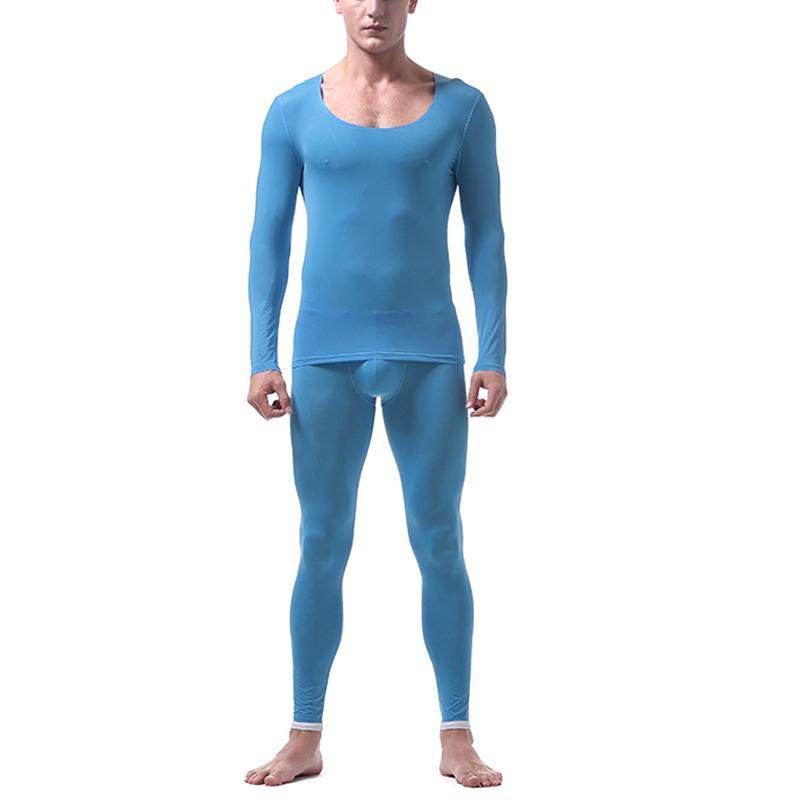 Men's Sleepwear Men Ultrathin Seamless Underwear Suit Tops With Pants Round Neck Long Sleeves Clothing Set KNG88, Gray
Men's Sleepwear Men Ultrathin Seamless Underwear Suit Tops With Pants Round Neck Long Sleeves Clothing Set KNG88, Gray