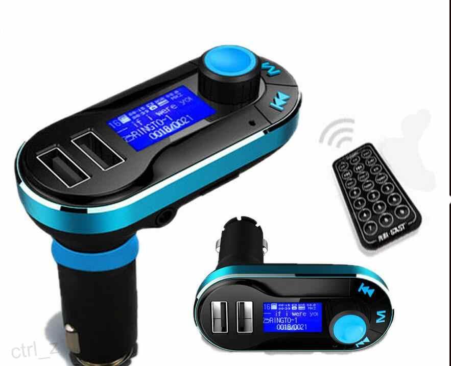 

Wireless MP3 Player Car Kit FM Transmitter With Car Audio Remote Control LCD Display with play