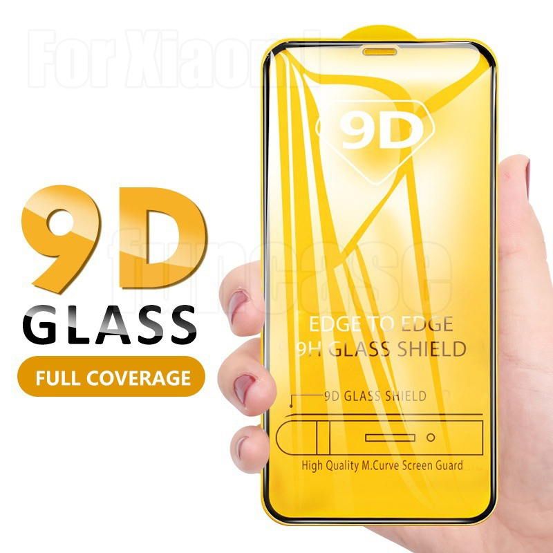 

9D Full Glue Screen Protector Tempered Glass Cover Coverage Protective Scratch Resistant Guard Shield Film For Xiaomi Mi 11 Lite 11X Pro 11i 10i 10 10T F3 GT A4 M4 X3
