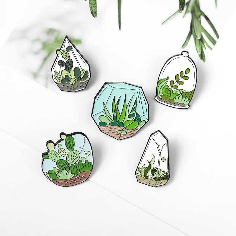 Pins, Brooches Fashion Cactus Aloe Potted Plant Metal Enamel Pin Cartoon Badges Backpack Coat Lapel Pins Jewelry Accessories
Pins, Brooches Fashion Cactus Aloe Potted Plant Metal Enamel Pin Cartoon Badges Backpack Coat Lapel Pins Jewelry Accessories