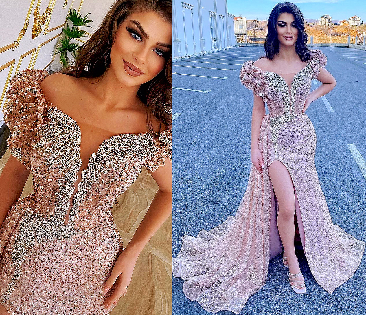 2021 Plus Size Arabic Aso Ebi Mermaid Crystals Sparkly Prom Dresses Sequined High Split Evening Formal Party Second Reception Gowns Dress ZJ595, Sage
2021 Plus Size Arabic Aso Ebi Mermaid Crystals Sparkly Prom Dresses Sequined High Split Evening Formal Party Second Reception Gowns Dress ZJ595, Sage