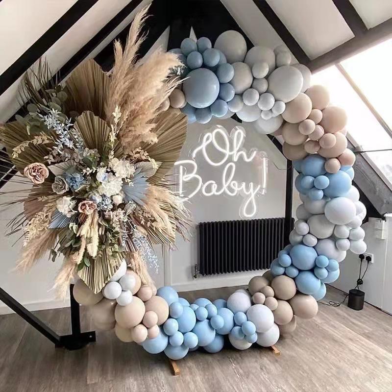 Party Decoration Shiny Gold Circle Balloons Ring Floral Arch Pampas Leaves Grass Flower Decorating Rack For Lawn Wedding Birthday Backdrops
Party Decoration Shiny Gold Circle Balloons Ring Floral Arch Pampas Leaves Grass Flower Decorating Rack For Lawn Wedding Birthday Backdrops