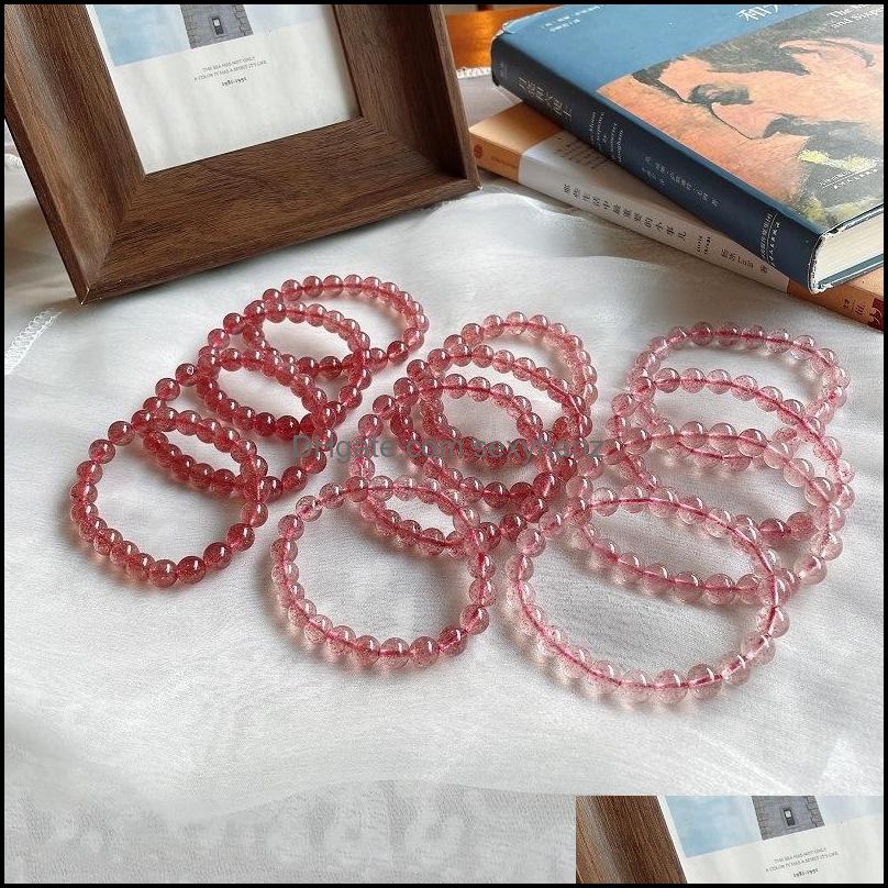Link, Chain Bracelets Jewelry Xiaoling Lady Russian Pigeon Blood Red 7A Natural Stberry Crystal Bracelet Drop Delivery 2021 Pi643
Link, Chain Bracelets Jewelry Xiaoling Lady Russian Pigeon Blood Red 7A Natural Stberry Crystal Bracelet Drop Delivery 2021 Pi643