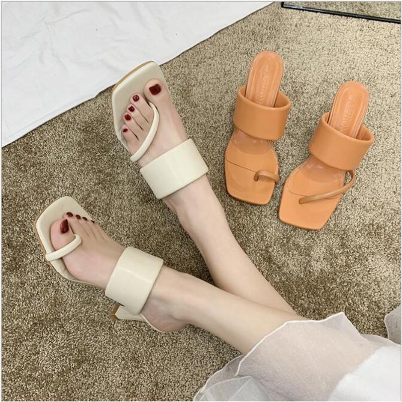 Sandals 2021 summer high-heeled simple fashion set toe sandals female thin heels with female slippers, Beige
Sandals 2021 summer high-heeled simple fashion set toe sandals female thin heels with female slippers, Beige