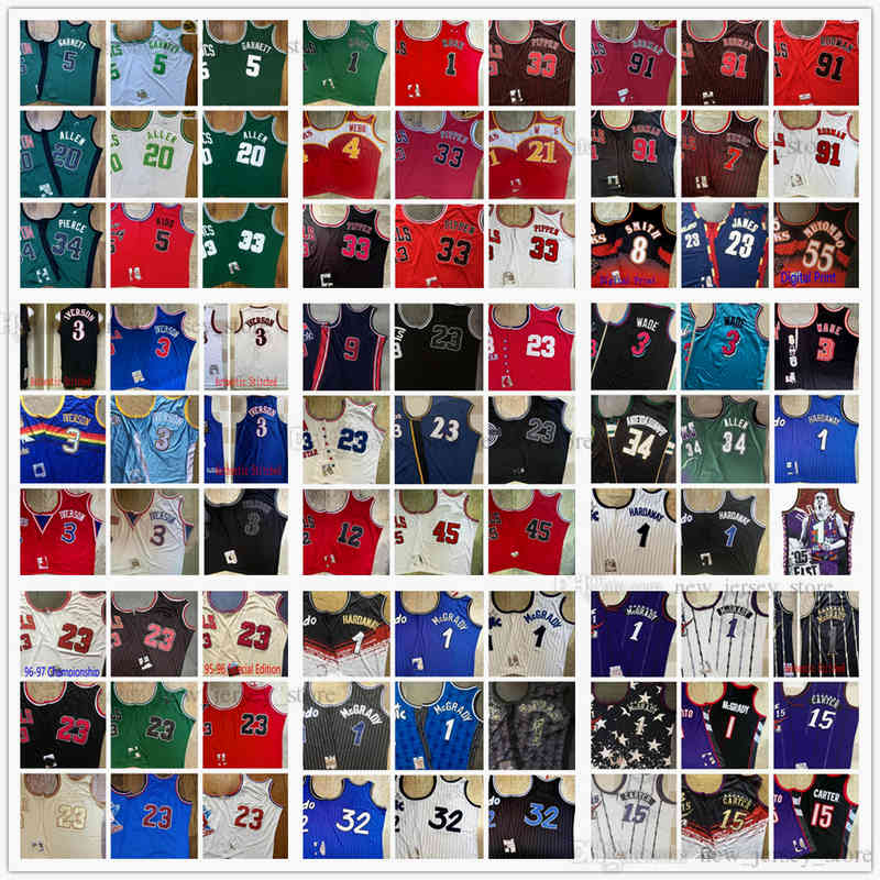 Mitchell and Ness Real Stitched East Basketball Jerseys Allen Rose Iverson Durant Irving Harden Kidd Another Wade Spud Smith Carter Mutombo McGrady Hardaway Ewing, Choose number on photo
Mitchell and Ness Real Stitched East Basketball Jerseys Allen Rose Iverson Durant Irving Harden Kidd Another Wade Spud Smith Carter Mutombo McGrady Hardaway Ewing, Choose number on photo