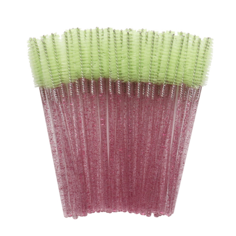 Crystal rod Disposable Eyelash Brush nylon Cosmetic Tool Mascara Applicator Eyelashes Comb Makeup Brushes