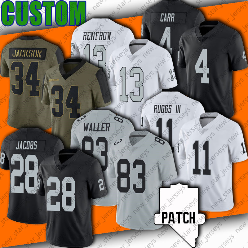 83 Darren Waller 28 Josh Jacobs 11 Henry Ruggs III Football Jersey Charles Woodson Maxx Crosby Derek Carr Jersey Las VegasRaiders13 Hunter Renfrow Bo Jackson, Woman custom jersey (txz)
83 Darren Waller 28 Josh Jacobs 11 Henry Ruggs III Football Jersey Charles Woodson Maxx Crosby Derek Carr Jersey Las VegasRaiders13 Hunter Renfrow Bo Jackson, Woman custom jersey (txz)