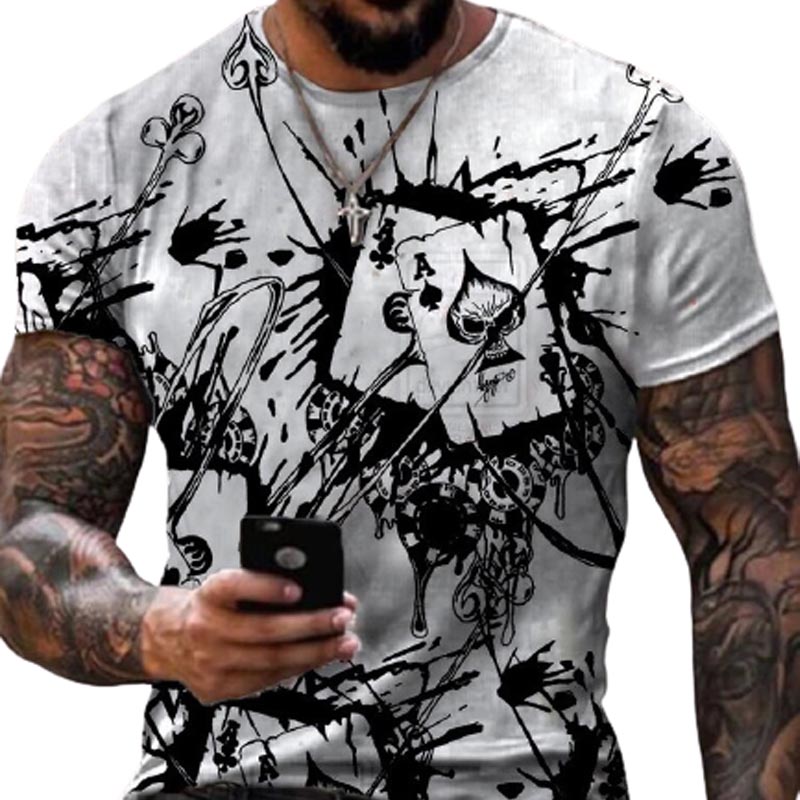 Mens Fashion T Shirt with Printing Classic Pattern Hiphop Tees Digital Active T-shirt for Wholesale High Quality, Gray
Mens Fashion T Shirt with Printing Classic Pattern Hiphop Tees Digital Active T-shirt for Wholesale High Quality, Gray