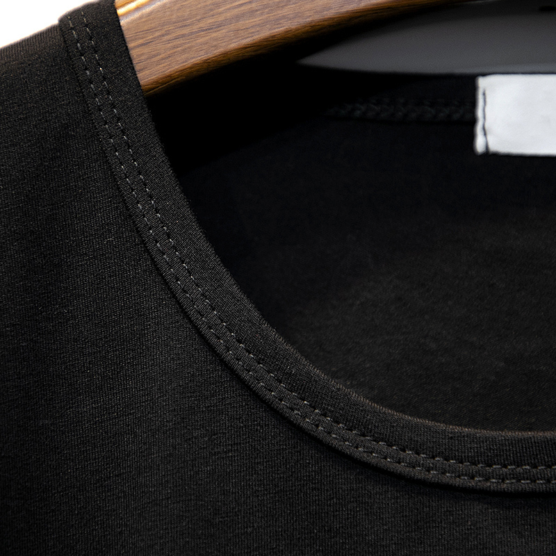 New Hot Diamonds cotton summer short sleeve T-shirt All-match leisure Pullovers Black Stars pattern clothes for women tops 210306