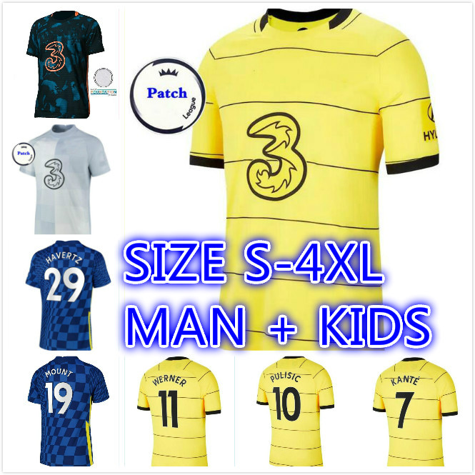 size:S-4XL CFC 21 22 soccer jersey PULISIC ZIYECH HAVERTZ KANTE WERNER ABRAHAM CHILWELL MOUNT JORGINHO 2021 2022 GIROUD football shirt men + kids kit
size:S-4XL CFC 21 22 soccer jersey PULISIC ZIYECH HAVERTZ KANTE WERNER ABRAHAM CHILWELL MOUNT JORGINHO 2021 2022 GIROUD football shirt men + kids kit