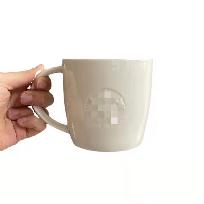 Sublimation blank Mug 400ml mugs Coffee and scoop white with mermaid embossed logo ceramic 11 oz drinking cup Drinkware, Customize
Sublimation blank Mug 400ml mugs Coffee and scoop white with mermaid embossed logo ceramic 11 oz drinking cup Drinkware, Customize