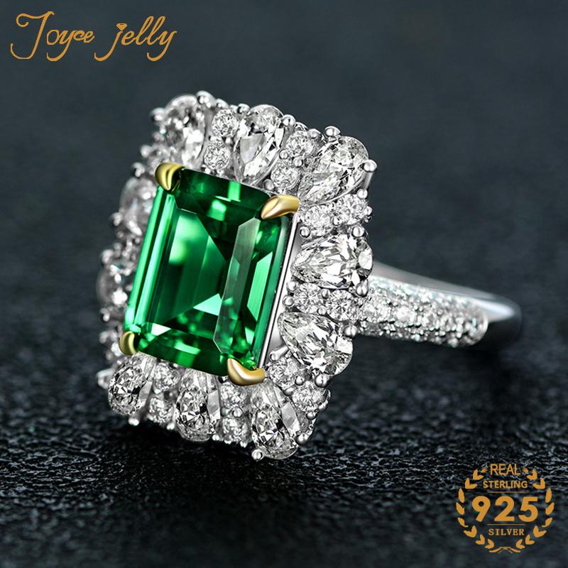 Cluster Rings JoyceJelly Arrival Ring For Women 925 Sterling Silver Square Emerald Gemstone Wedding Party Gifts Wholesale 2021, Golden;silver
Cluster Rings JoyceJelly Arrival Ring For Women 925 Sterling Silver Square Emerald Gemstone Wedding Party Gifts Wholesale 2021, Golden;silver