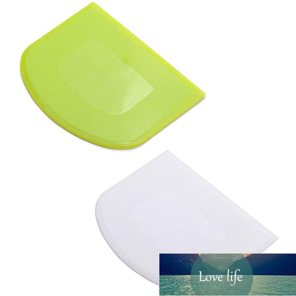 New 2PCS Dough Scrapers Cream Smooth Cake Spatula Baking Scraper Multipurpose Kitchen Scrapers for Pizza Dough Pastry Cake Factory price expert design