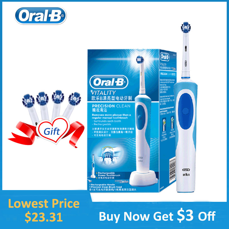Oral B Electric Toothbrush D12 Vitality Rotation Cleaning Teeth Brush Rechargeable Adult Timer Waterproof Tooth Brushes Cleaner
Oral B Electric Toothbrush D12 Vitality Rotation Cleaning Teeth Brush Rechargeable Adult Timer Waterproof Tooth Brushes Cleaner