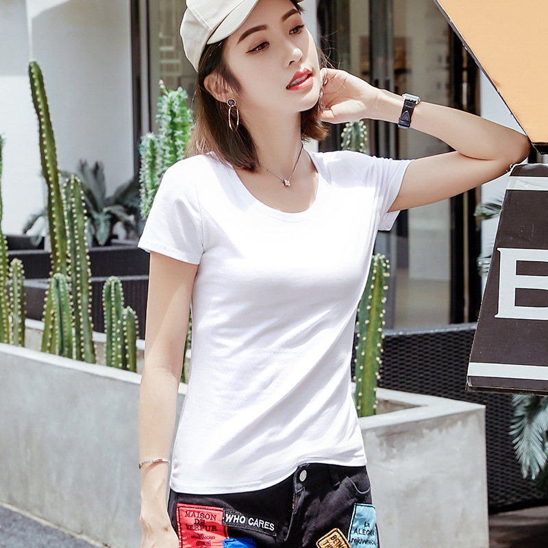 Women Slim sexy T-shirt Short Sleeve Summer O-neck Solid Tee Shirts Loose Casual Female Oversized Streetwear Harajuku, Black
Women Slim sexy T-shirt Short Sleeve Summer O-neck Solid Tee Shirts Loose Casual Female Oversized Streetwear Harajuku, Black
