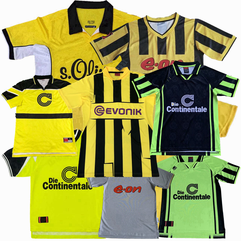 Retro classic Borussia soccer jerseys 1995 96 97 98 99 2000 01 02 03 2011 2012 2013 CHAPUISAT Ricken ZORC ROSICKY MOLLER LEWANDOWSKI REUS Dortmund Retro football shirt, 96/97 home
Retro classic Borussia soccer jerseys 1995 96 97 98 99 2000 01 02 03 2011 2012 2013 CHAPUISAT Ricken ZORC ROSICKY MOLLER LEWANDOWSKI REUS Dortmund Retro football shirt, 96/97 home