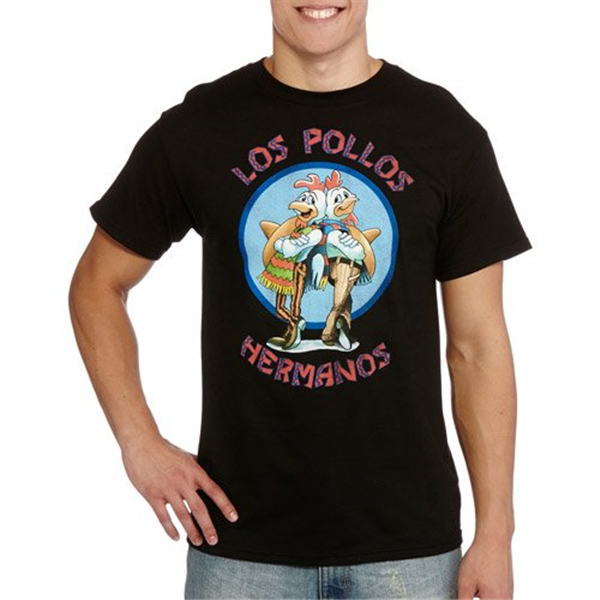 Men's Fashion Breaking Bad Shirt Los Pollos Hermanos T Shirt Chicken Brothers Funny Short Sleeve Tee Hipster Hot Sale Tops T shirt, White;black
Men's Fashion Breaking Bad Shirt Los Pollos Hermanos T Shirt Chicken Brothers Funny Short Sleeve Tee Hipster Hot Sale Tops T shirt, White;black