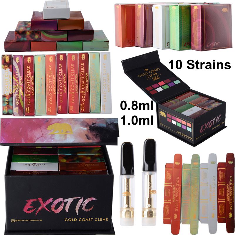 GOLD COAST CLEAR Atomizers 10 Straisn Cartridges Packaging 0.8ml 1ml Thick Oil Empty Glass Tank Vape Carts 510 Thread Cartridge E Cigarette
GOLD COAST CLEAR Atomizers 10 Straisn Cartridges Packaging 0.8ml 1ml Thick Oil Empty Glass Tank Vape Carts 510 Thread Cartridge E Cigarette