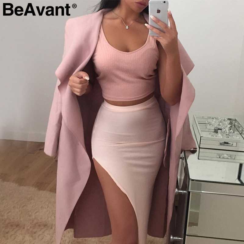 BeAvant Ruffled warm wool coat women Turndown collar pink long coat autumn overcoat Female sash black winter coat outwear 210709
BeAvant Ruffled warm wool coat women Turndown collar pink long coat autumn overcoat Female sash black winter coat outwear 210709