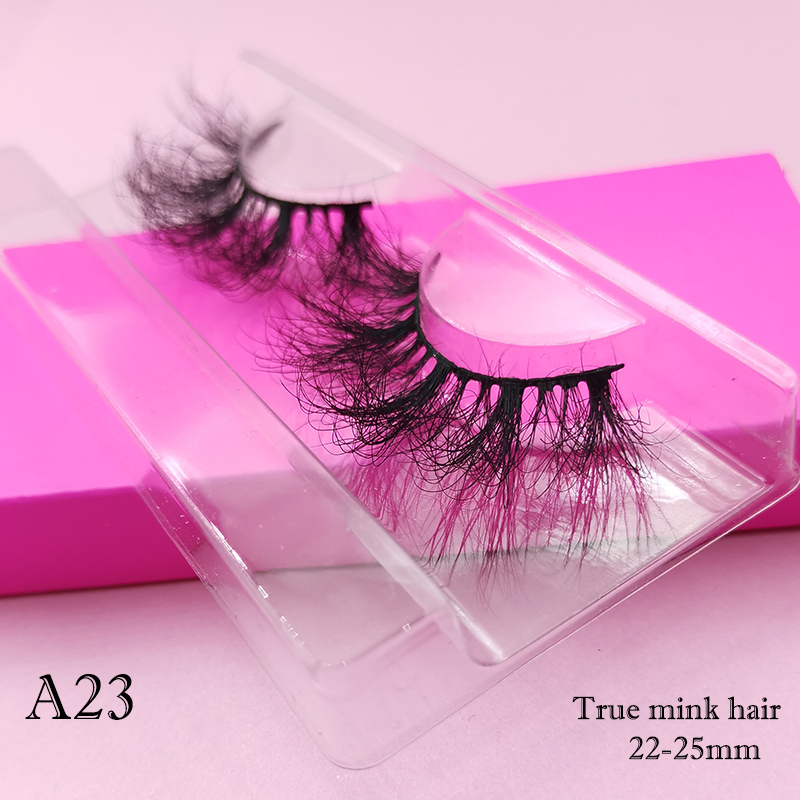 25mm lashes wholesale 3D Real Mink hair eyelash custom packaging label makeup dramatic long fluffy Eyelashes
25mm lashes wholesale 3D Real Mink hair eyelash custom packaging label makeup dramatic long fluffy Eyelashes