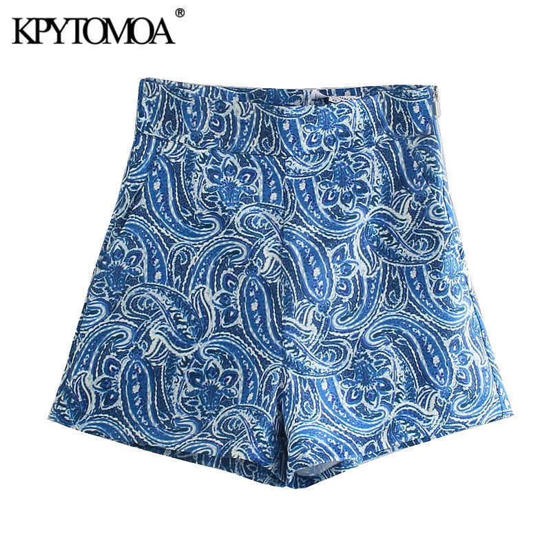 KPYTOMOA Women Chic Fashion Front Pockets Paisley Print Shorts Vintage High Waist Side Zipper Female Short Pants Mujer 210611, As picture
KPYTOMOA Women Chic Fashion Front Pockets Paisley Print Shorts Vintage High Waist Side Zipper Female Short Pants Mujer 210611, As picture