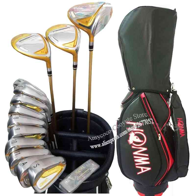 New Golf Clubs HONMA S-07 Complete Set Plus Bag Driver Wood Irons Putter R or S Flex Graphite Shaft
New Golf Clubs HONMA S-07 Complete Set Plus Bag Driver Wood Irons Putter R or S Flex Graphite Shaft