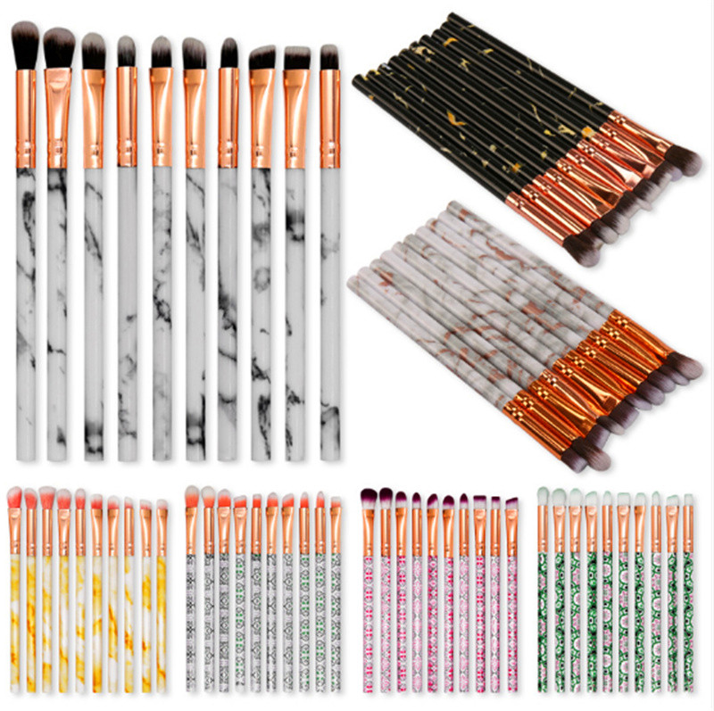 Makeup Brush Set 10pcs/set Eye Brush Foundation Powder eyeShadow Concealer Marble Blending Make-up Brushes High Quality IN STOCK
Makeup Brush Set 10pcs/set Eye Brush Foundation Powder eyeShadow Concealer Marble Blending Make-up Brushes High Quality IN STOCK