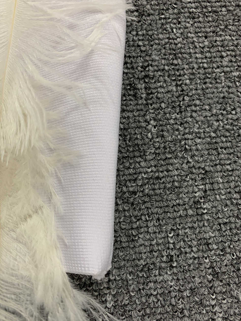 Summer Fashion Women Sequin Feather Dress Sexy V-Neck Sleeveless Leotard Mini Party Vestidos 210527