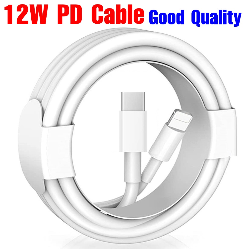 12W Type c To Lightning Cable C-L PD Usb Cables 1m 3ft For Apple Iphone 7 8 11 12 13 MIni Pro max ipod mp3 5 Core Line, White
12W Type c To Lightning Cable C-L PD Usb Cables 1m 3ft For Apple Iphone 7 8 11 12 13 MIni Pro max ipod mp3 5 Core Line, White