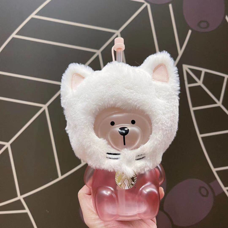 Starbucks 2021 cherry blossom cat head set bear glass straw mug 560ml super cute pink drink cup with plug
Starbucks 2021 cherry blossom cat head set bear glass straw mug 560ml super cute pink drink cup with plug