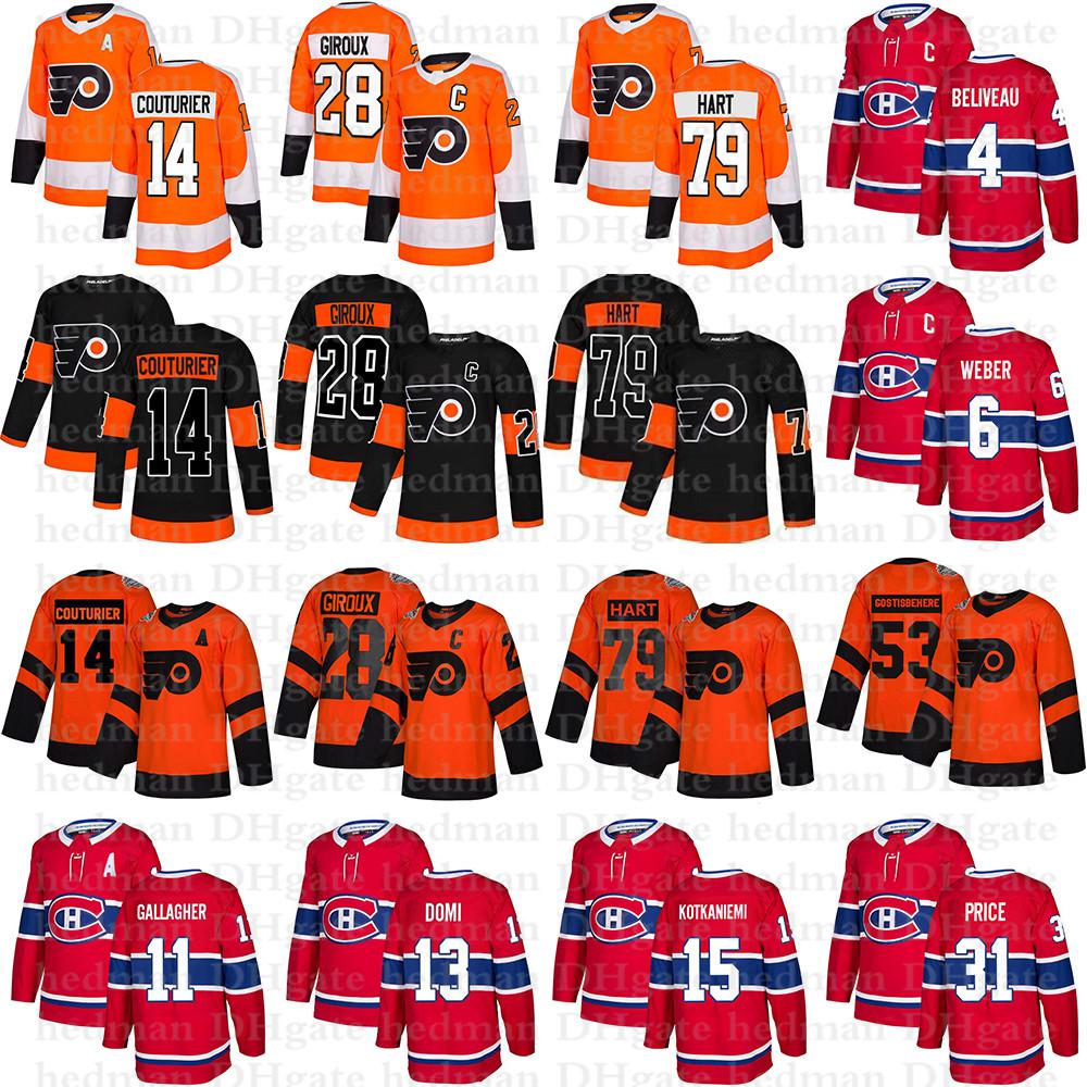 Philadelphia Flyers jerseys 79 Carter Hart 28 Claude Giroux 14 Couturier Montreal Canadiens 31 Price 11 Gallagher 13 Max Domi hockey jersey, Black;red
Philadelphia Flyers jerseys 79 Carter Hart 28 Claude Giroux 14 Couturier Montreal Canadiens 31 Price 11 Gallagher 13 Max Domi hockey jersey, Black;red