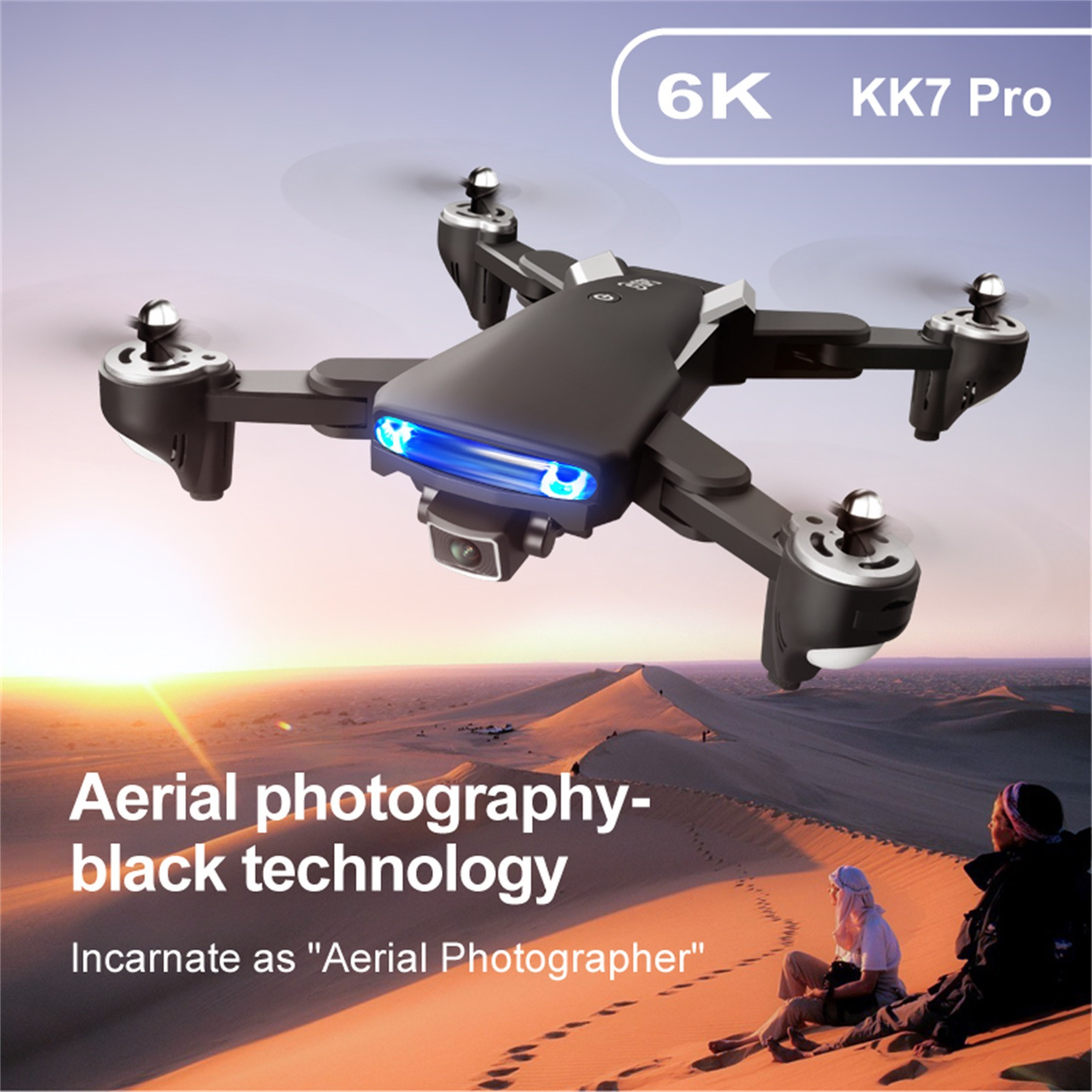 KK7 Pro GPS 5G WIFI FPV With Wide Angle 6K HD Camera Hight Hold Mode Foldable Arm RC Quadcopter Drone Quadcopter
KK7 Pro GPS 5G WIFI FPV With Wide Angle 6K HD Camera Hight Hold Mode Foldable Arm RC Quadcopter Drone Quadcopter