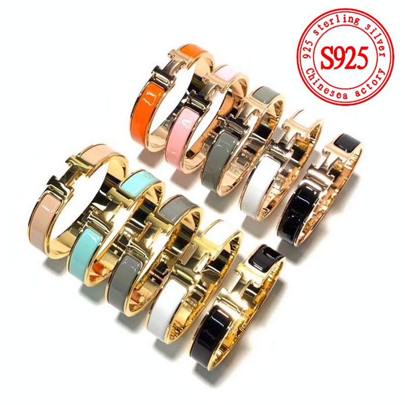 High quality sterling silver 925 HER Bracelet H letter Bracelet Multicolor Female Jewelry Classic Jewelry Wholesale Luxury Woman Designers
High quality sterling silver 925 HER Bracelet H letter Bracelet Multicolor Female Jewelry Classic Jewelry Wholesale Luxury Woman Designers