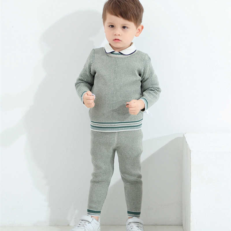 Baby Boy Knitted Clothes Set Children Knit Pullover + Pants Autumn Winter Toddler Knitwear Outfits infant Knitting Sweaters 210615, Army green
Baby Boy Knitted Clothes Set Children Knit Pullover + Pants Autumn Winter Toddler Knitwear Outfits infant Knitting Sweaters 210615, Army green