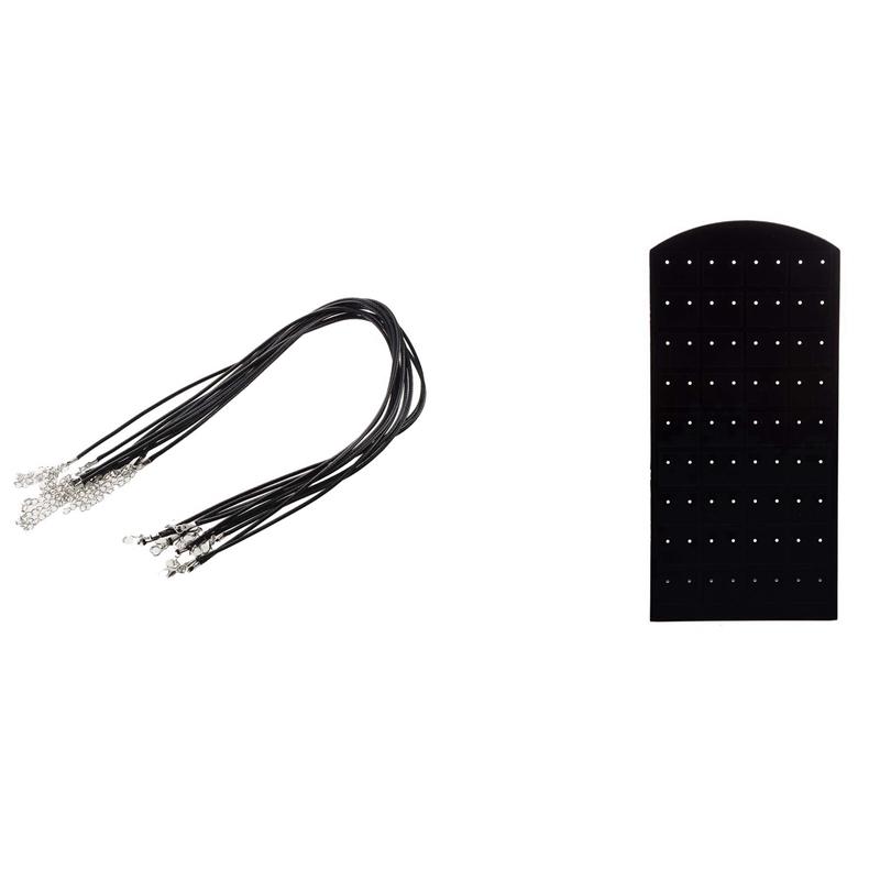 Jewelry Pouches, Bags 10X Leather Band Collar 2Mm Necklace + Clasp & 1X Plastic Display Ear Stud Earrings Holder
Jewelry Pouches, Bags 10X Leather Band Collar 2Mm Necklace + Clasp & 1X Plastic Display Ear Stud Earrings Holder