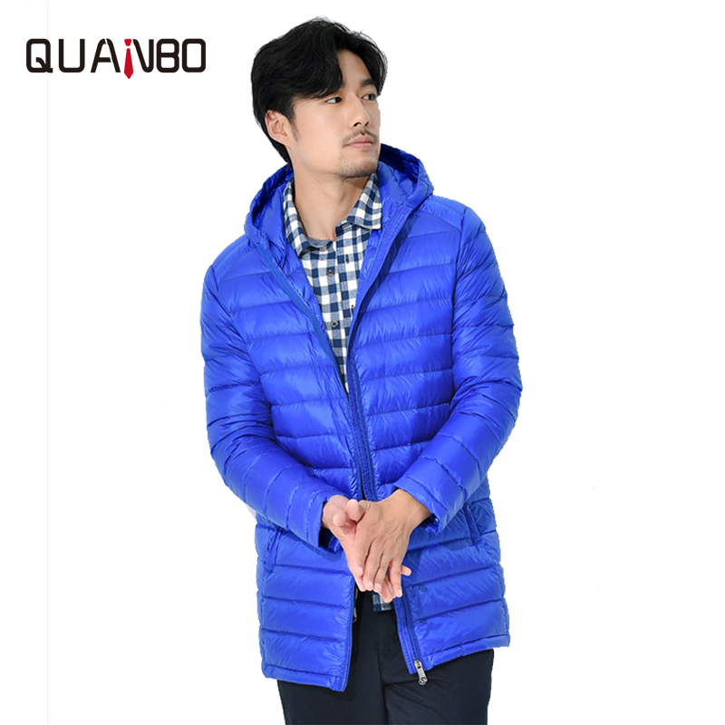 Oversize 5XL 6XL 7XL 8XL Mens Lightweight Down Jacket Autumn Winter Men's Hooded Long Casual Regular Ultra-thin Men's Coat 201225