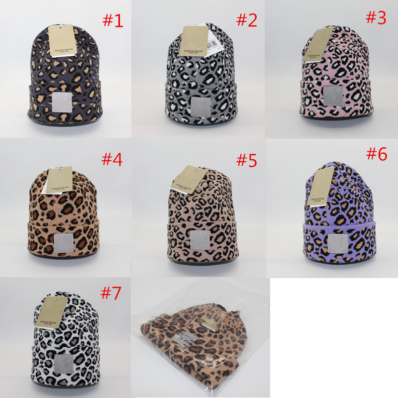 Fashion Letter Knitted Hats Unisex Winter Beanies Leopard Print Label Designer Skull Caps Double-layer Crochet Hat Bonnet Outdoor Warm Knit Cap Beanie, #1 - #7 to choose;remark clear
Fashion Letter Knitted Hats Unisex Winter Beanies Leopard Print Label Designer Skull Caps Double-layer Crochet Hat Bonnet Outdoor Warm Knit Cap Beanie, #1 - #7 to choose;remark clear
